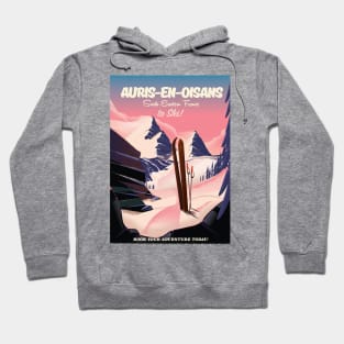 AURIS-EN-OISANS french ski poster Hoodie